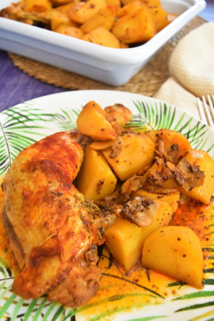 Poulet moutarde paprika