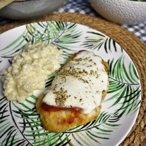 escalope de veau panée et gratinée