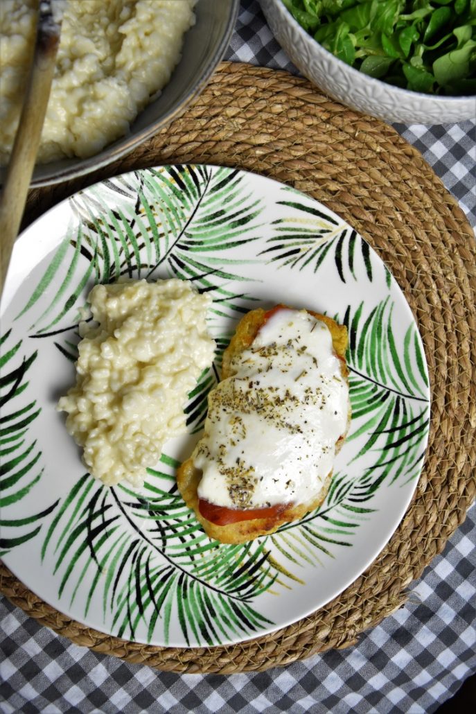 Veau pané et gratiné à l'italienne