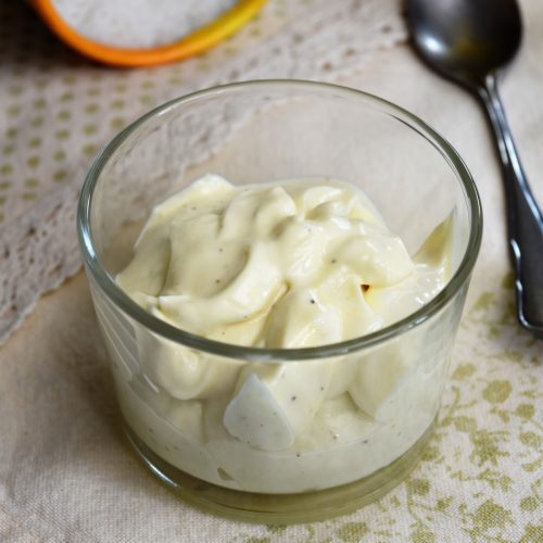 Mayonnaise inratable sans oeuf