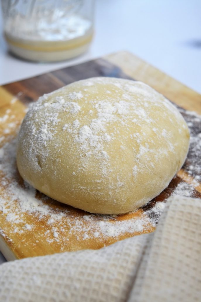 Pâte avec surplus de levain