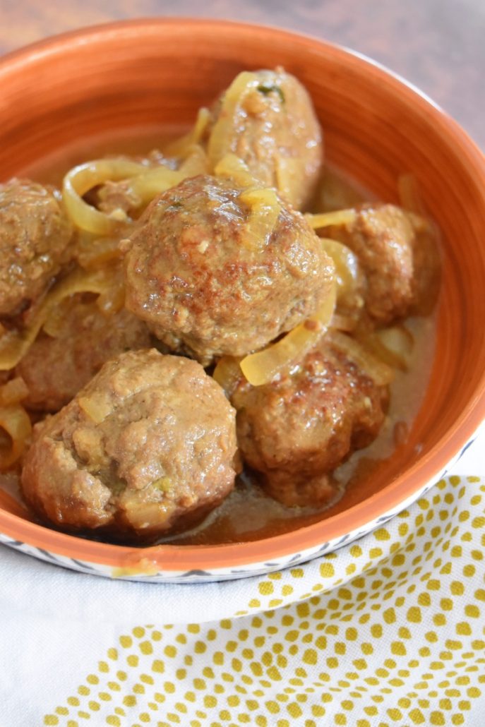 Boulettes de boeuf sauce à la bière