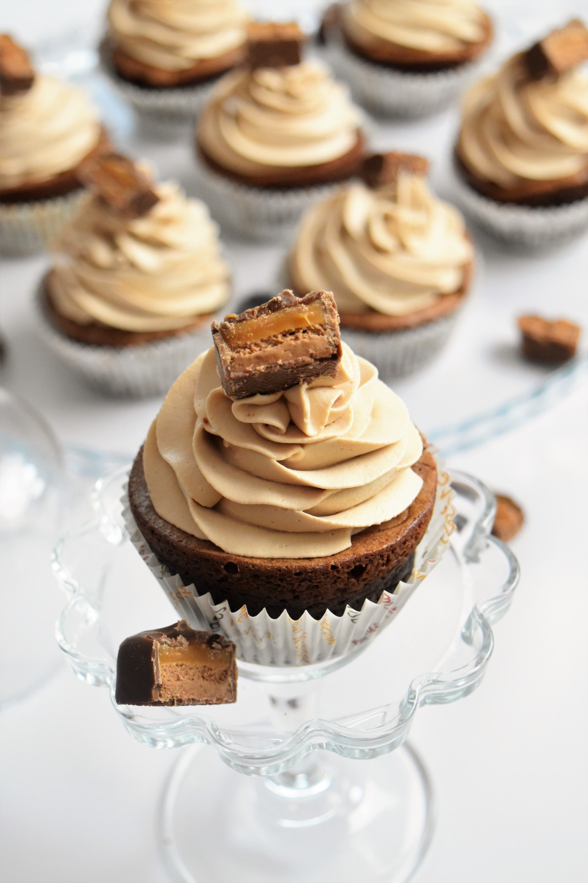 Cupcakes brownies et chantilly au mars