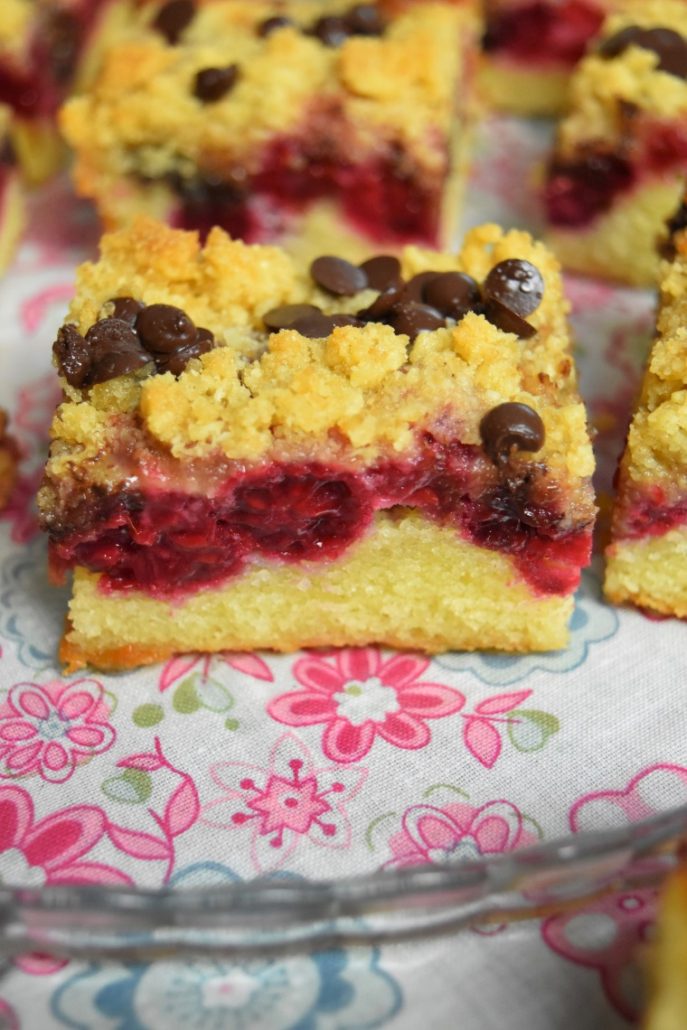 Crumb cake aux framboises