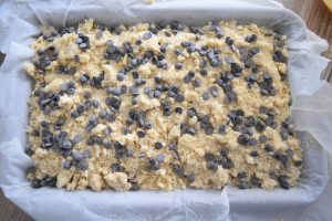 Crumble et pépites de chocolat