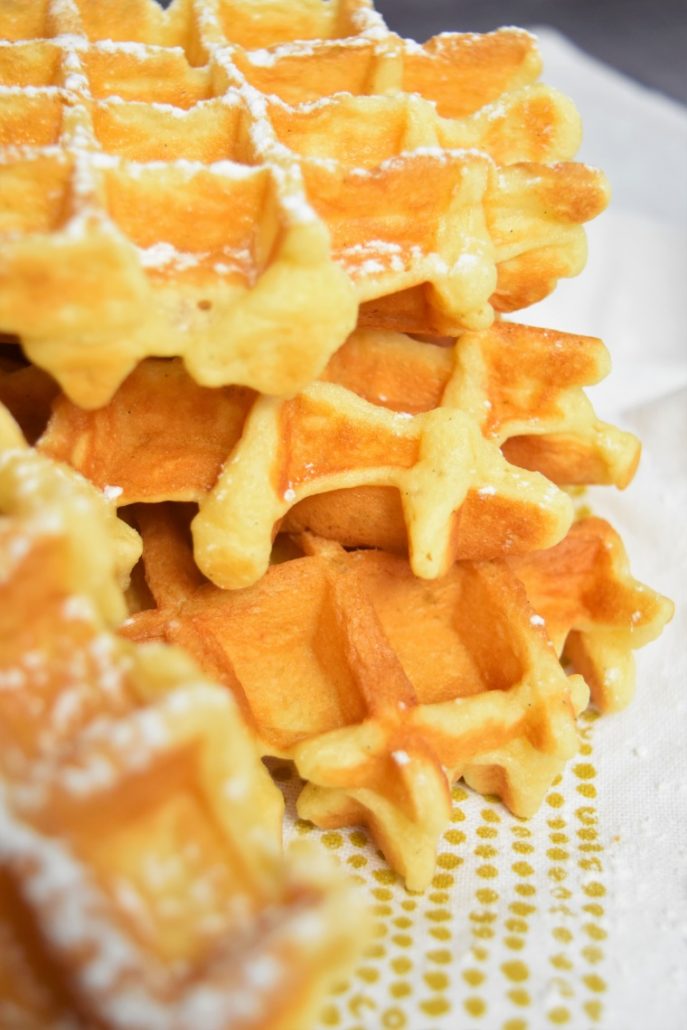 Gaufres au fromage blanc légères