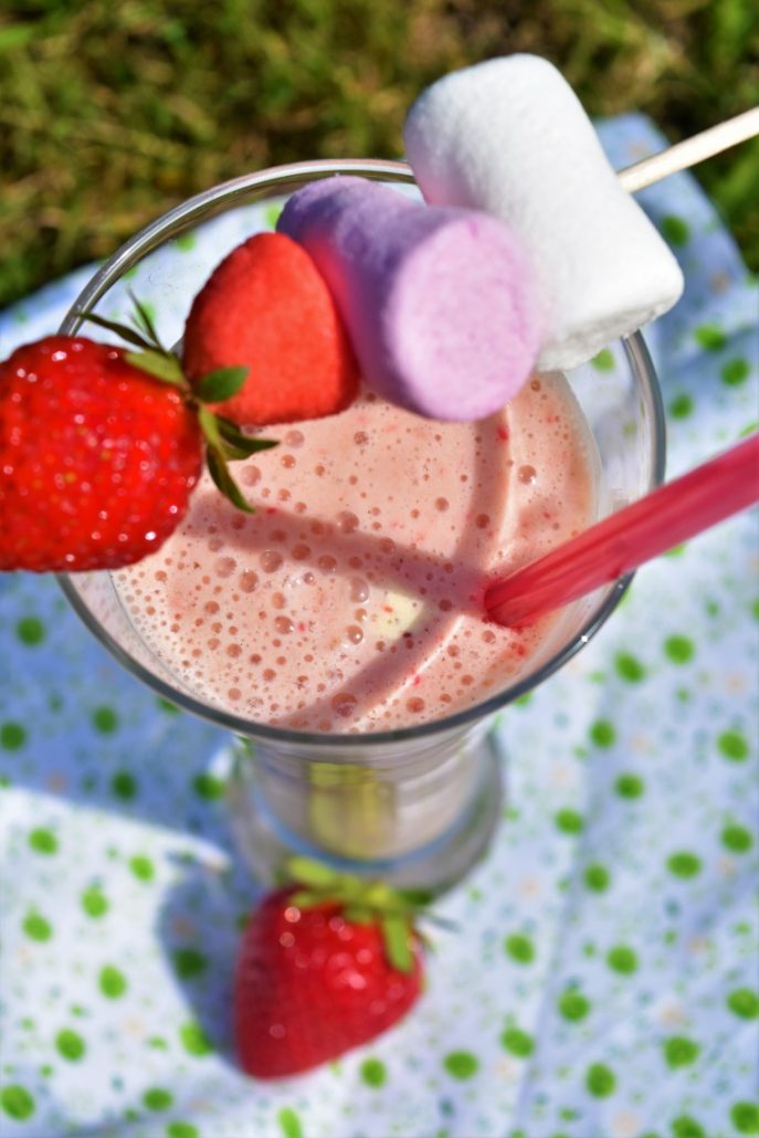 Milk-shake aux fraises