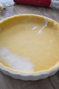 Pâte sablée pour tarte aux poires