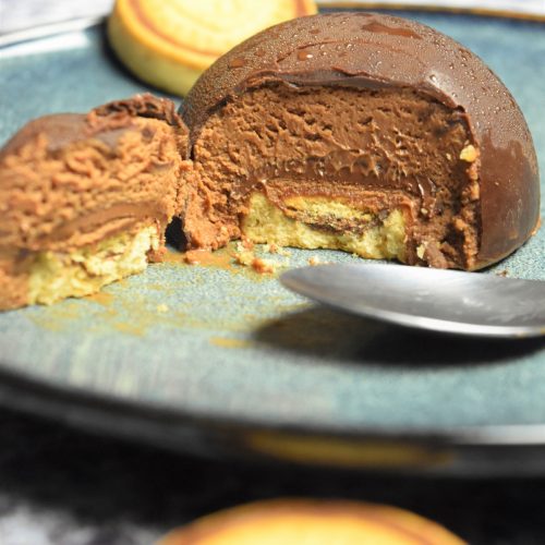 Dôme mousse au chocolat et nutella