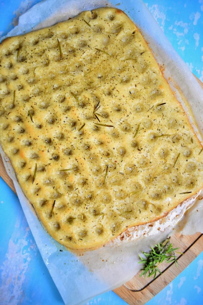 Focaccia italienne au levain