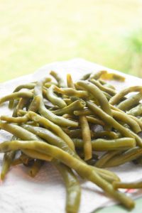 Cuisson des haricots verts au Cookeo