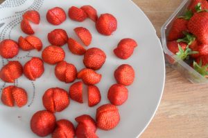 Fraises pour mille feuille