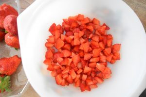 Dés de fraises