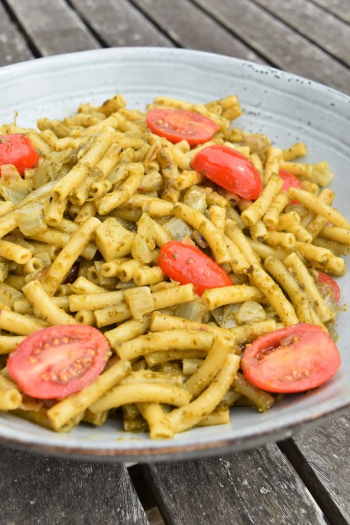 Pâtes au pesto au Cookeo