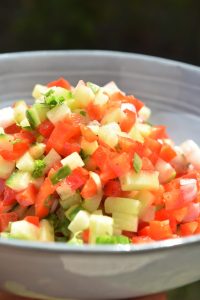 Crudités en dés