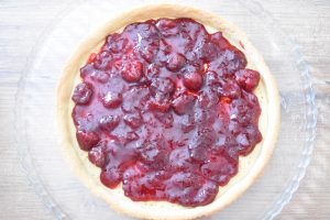 Tarte au confit de fruits rouges