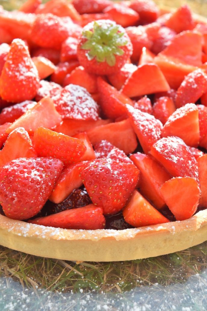 Tarte aux fraises traditionnelle