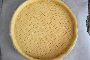 Pâte sablée pour tarte aux fraises