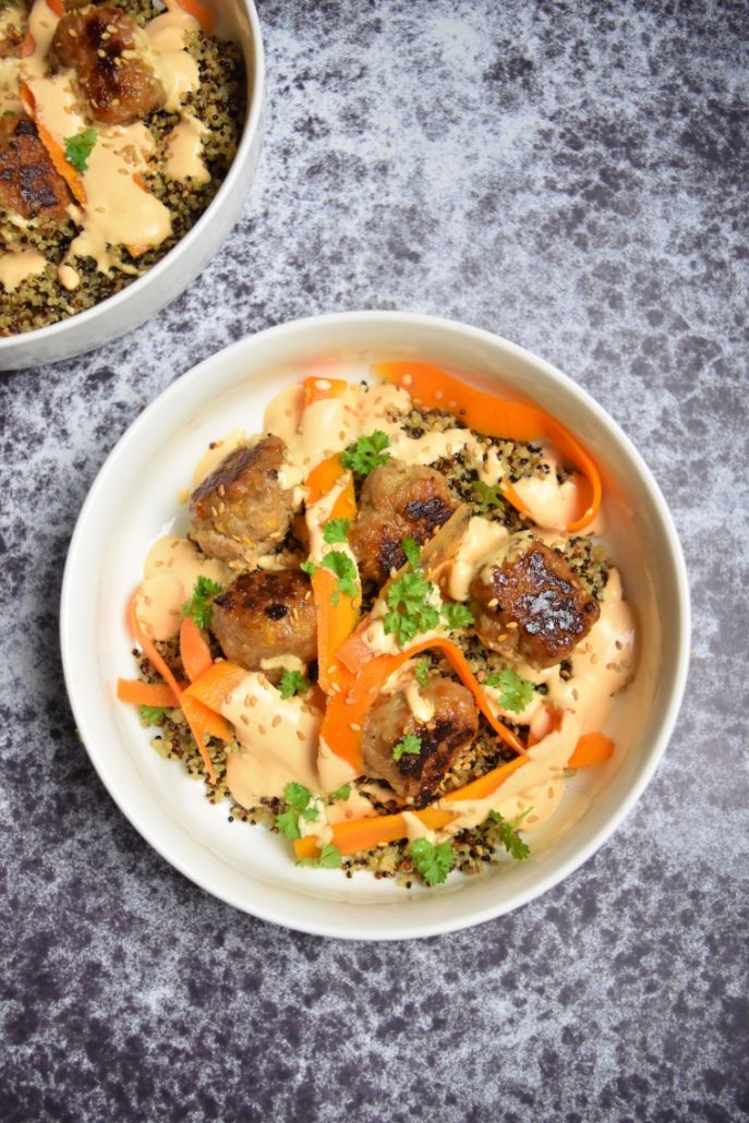 Boulettes et quinoa de Cyril Lignac