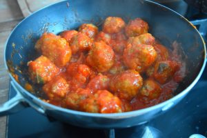 Boulettes sauce tomate basilic