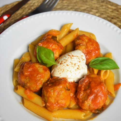 Boulettes sauce tomate et pâtes