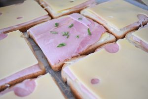 Croque monsieur au four