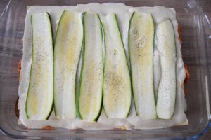 Tranches de courgette