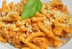 Macaroni à la viande, tomate et mozzarella de Cyril Lignac