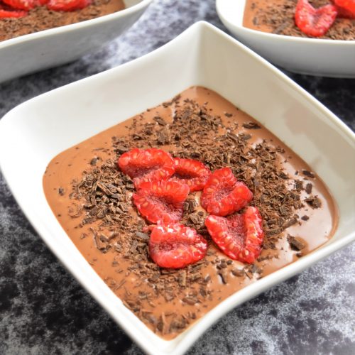 Mousse chocolat framboise