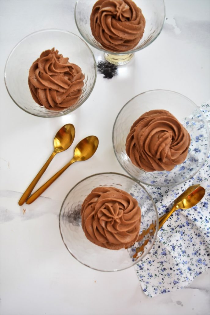 Mousse au chocolat aux blancs d'oeufs