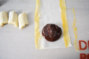 banane et ganache chocolat