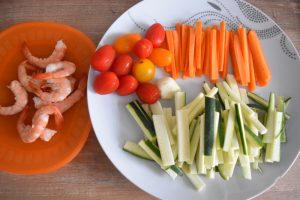 Légumes pour nouilles sautées