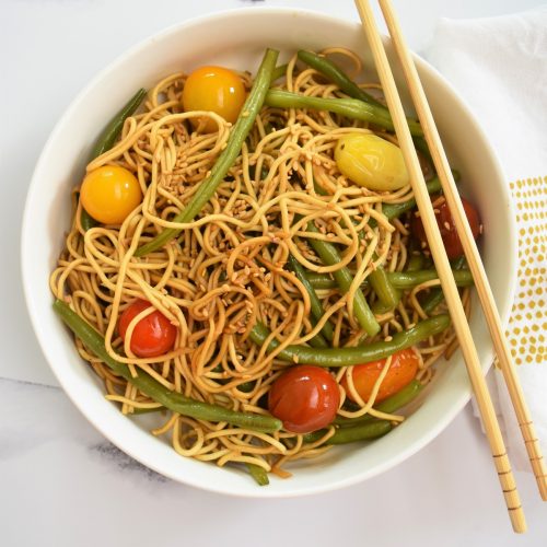 Nouilles chinoises aux légumes