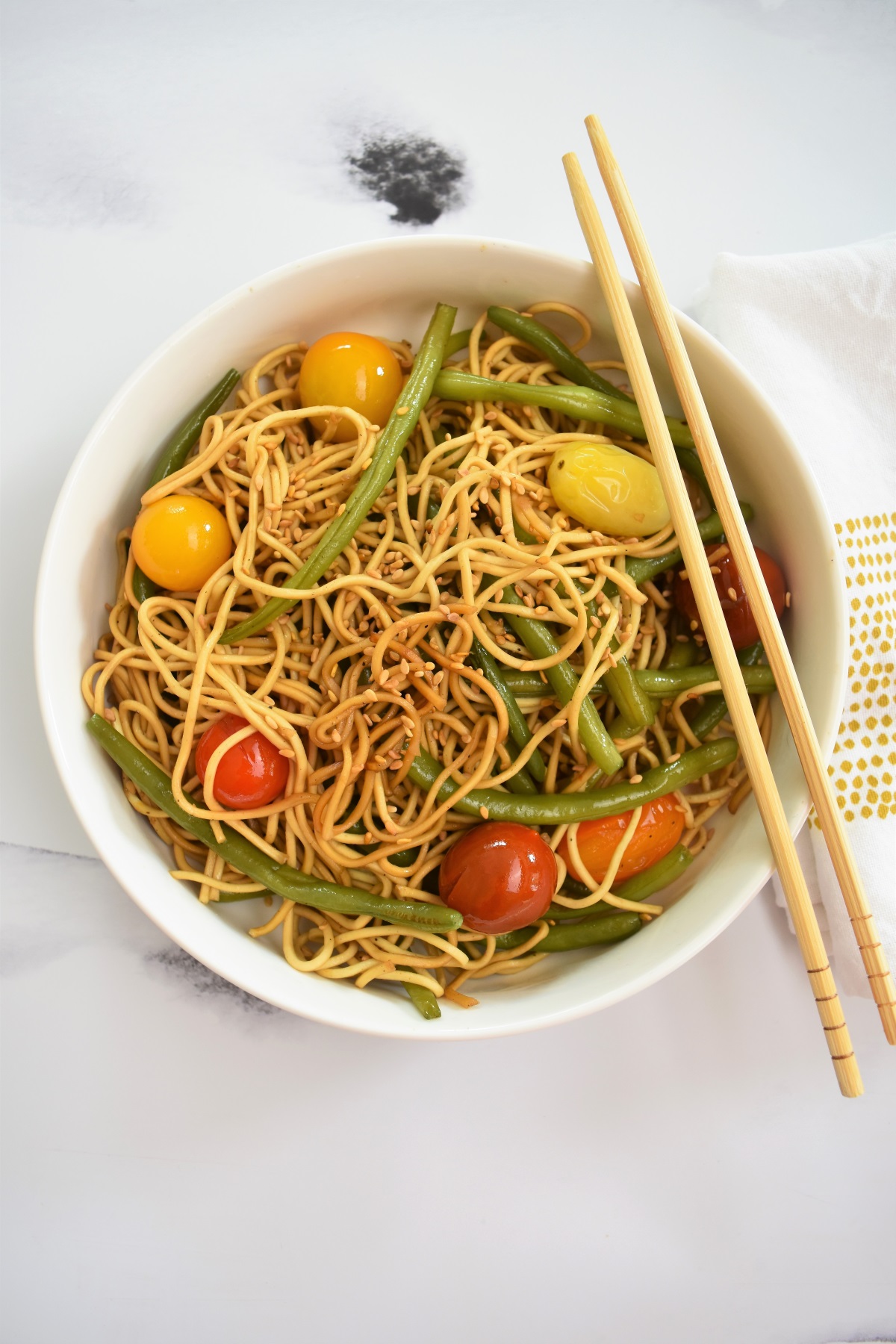 Nouilles chinoises aux légumes