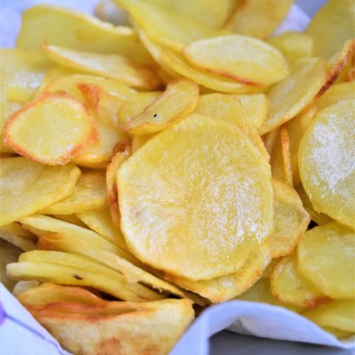 Pommes de terre chips maison