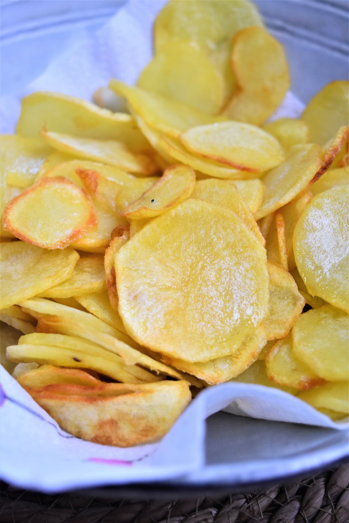 Pommes de terre chips maison