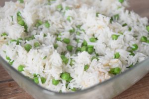 Riz aux petits pois