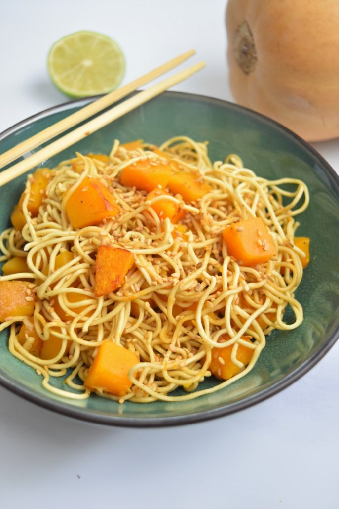 Nouilles chinoises au butternut