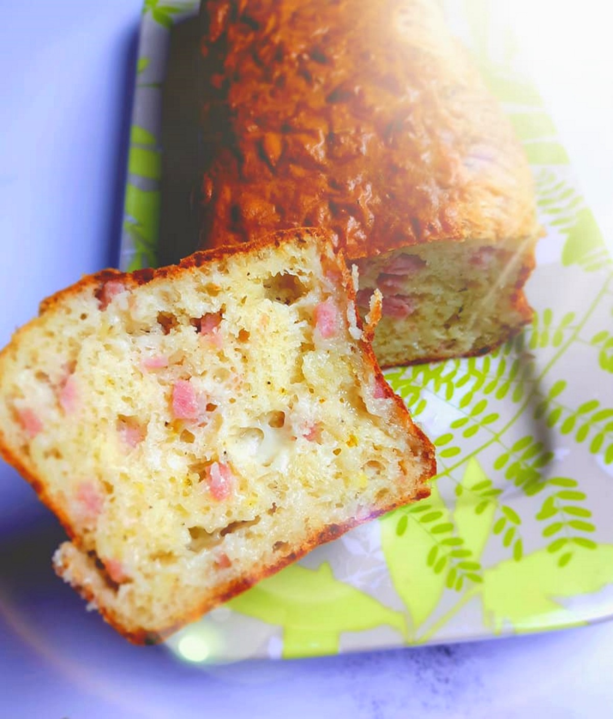 Cake salé aux blancs d'oeufs - recette pour l'apéritif