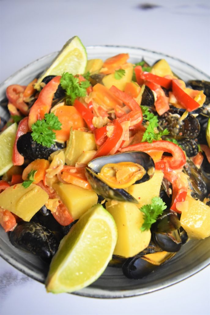 Moules au curry de Cyril Lignac