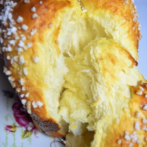 Brioche moelleuse à la mie filante