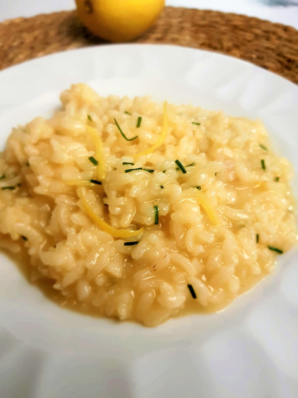 Risotto citron ciboulette- recette facile