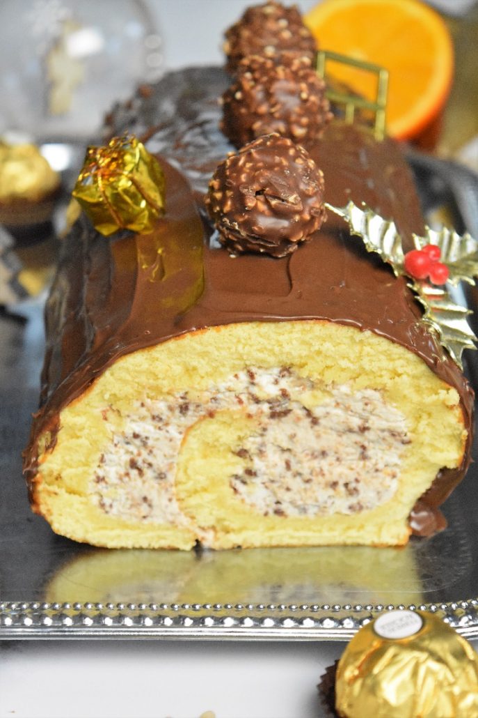 Recette de bûche de Noël Ferrero Rocher