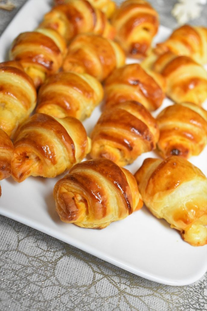 Croissants chorizo fromage