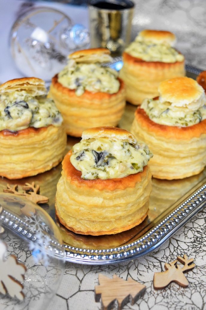 Bouchées feuilletées aux escargots