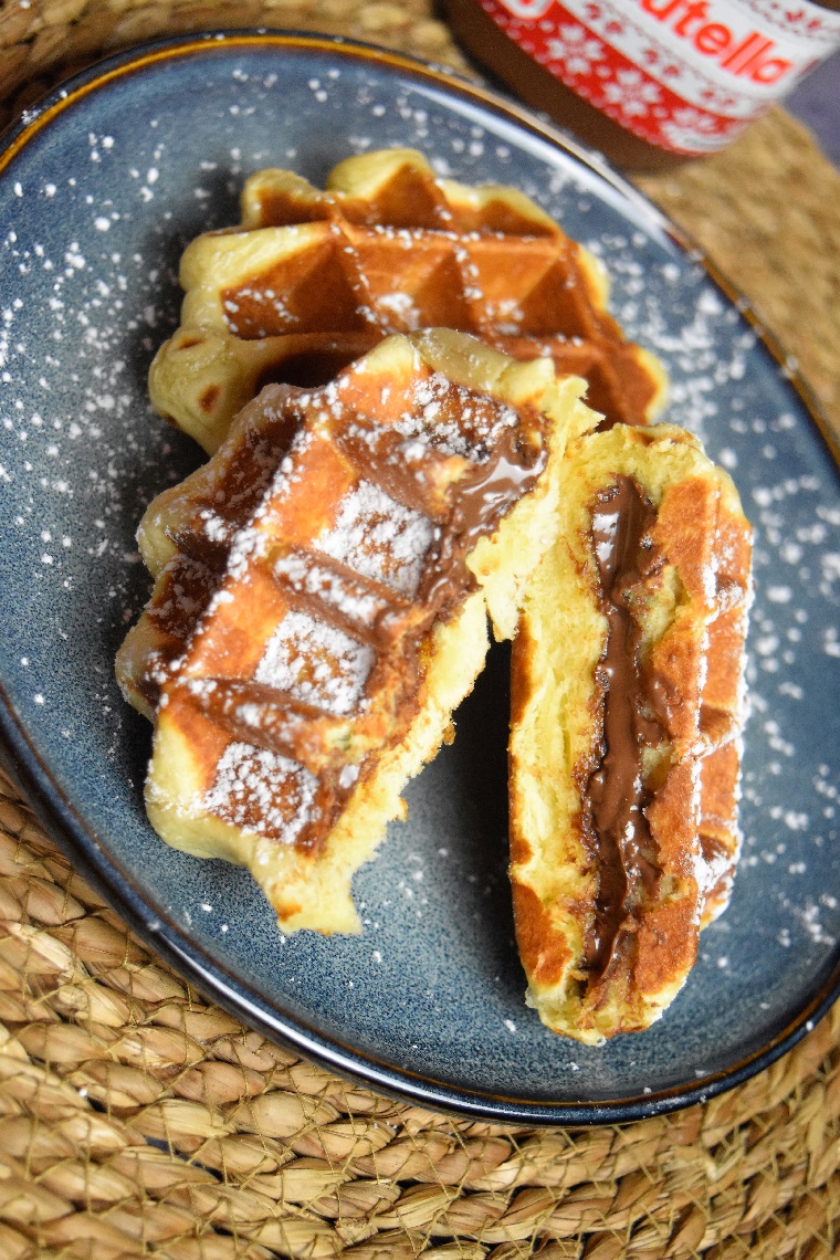 Gaufres au nutella recette de gaufres de Liège fourrées