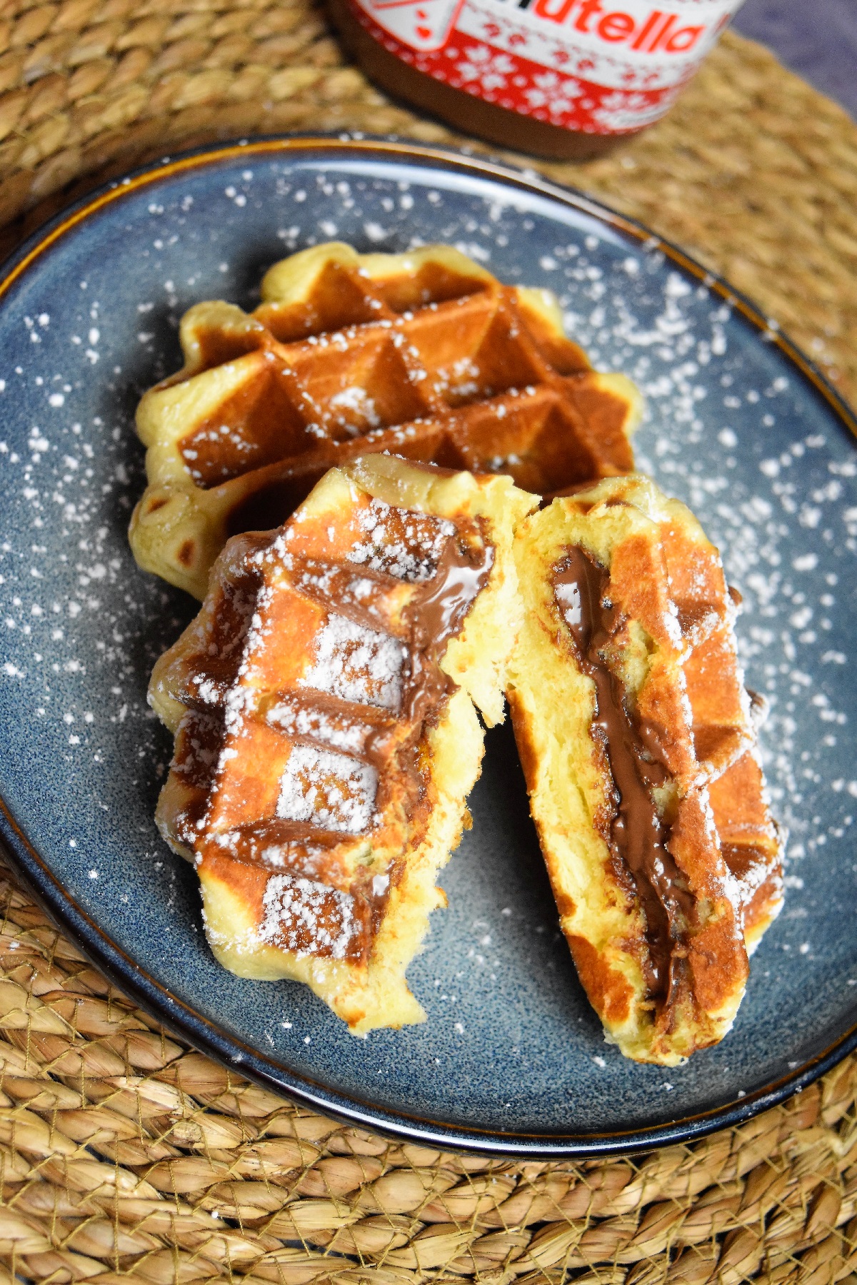 gaufres fourrées au nutella