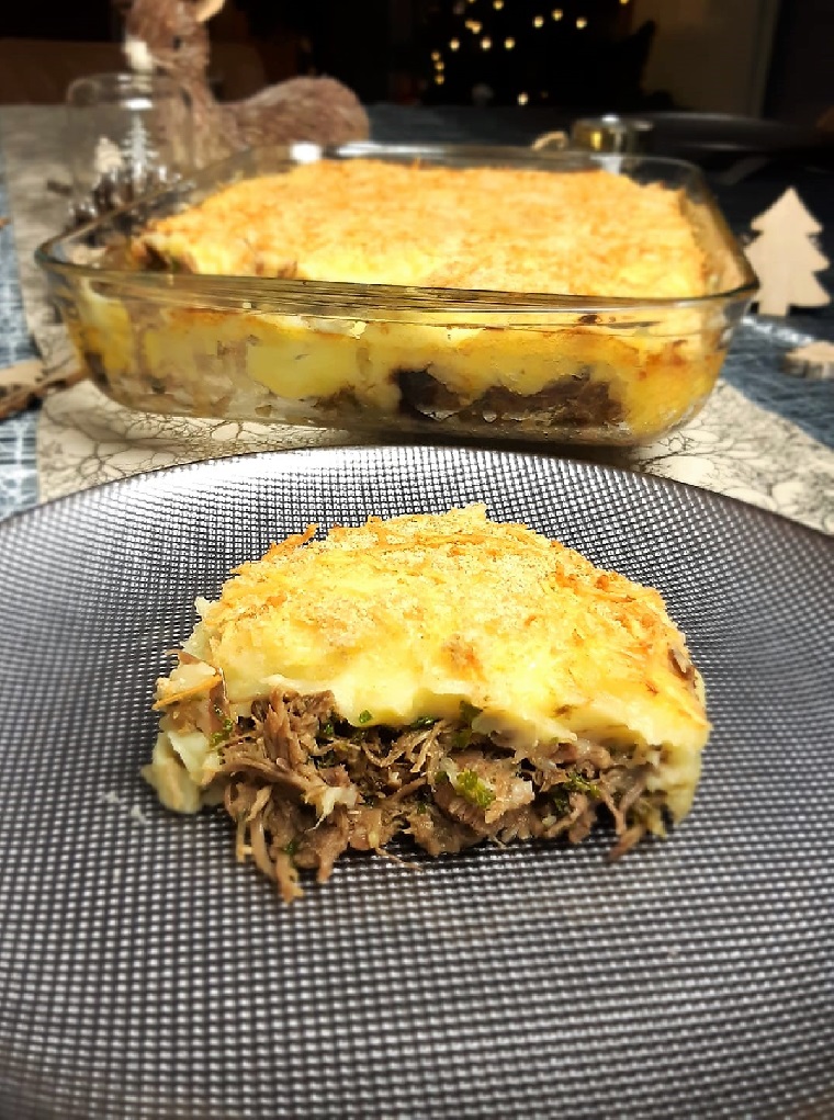 Parmentier de canard aux cèpes