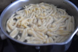 Cuisson de spaetzle