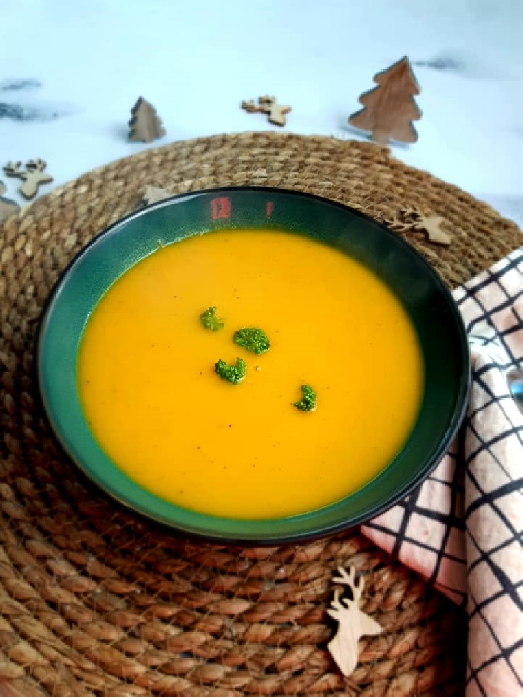 Velouté de butternut et carotte